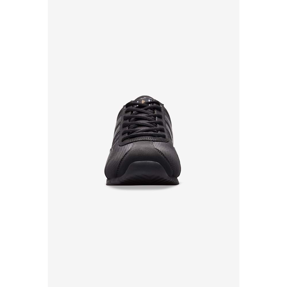 Lescon 0465 Campus 3 Erkek Sneaker Spor Ayakkabı - BTMK00465-Siyah-40