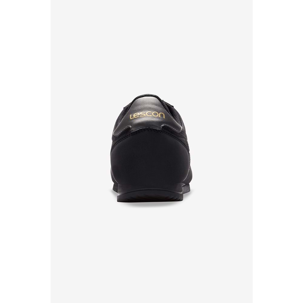 Lescon 0465 Campus 3 Erkek Sneaker Spor Ayakkabı - BTMK00465-Siyah-42