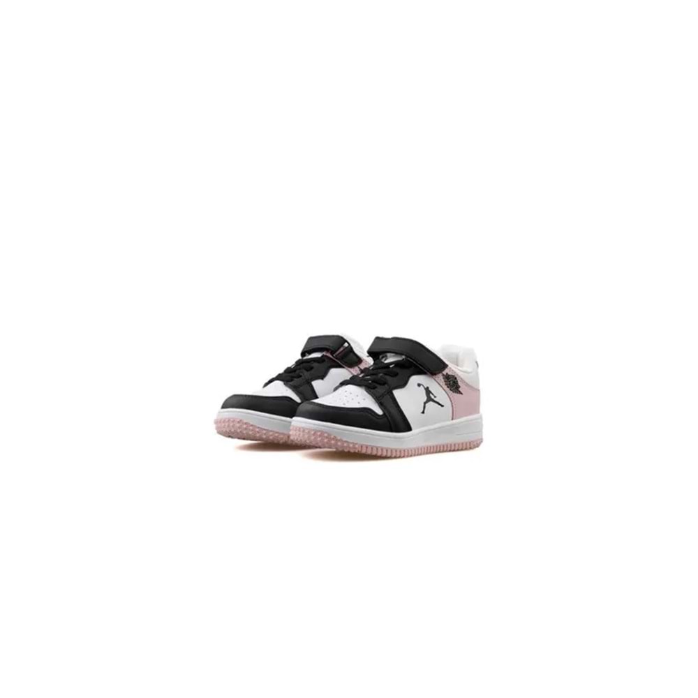 Cool 0578 Air Force Mevsimlik Çocuk Spor Ayakkabı - Beyaz Pembe - 27
