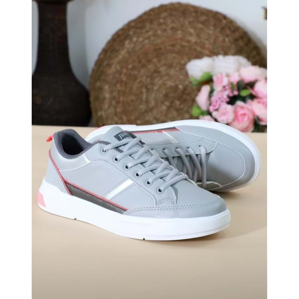 Pabuçhan 0679-27792 Kadın Sneaker Spor Ayakkabı - BTMK00678-Gri Beyaz-37