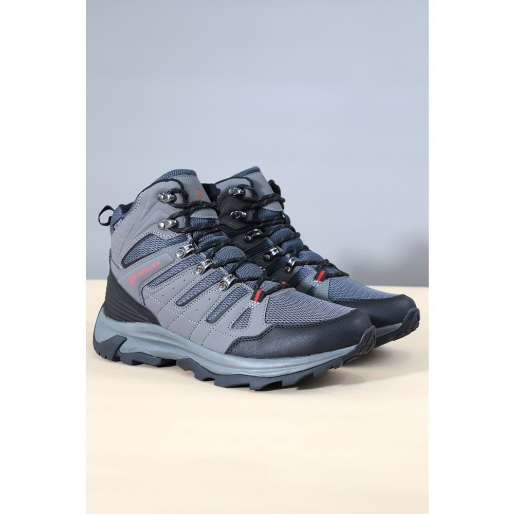 Pabuçhan 0690 Waterprof Su Geçirmez Trekking Bot - BTMK00690-Gri-42