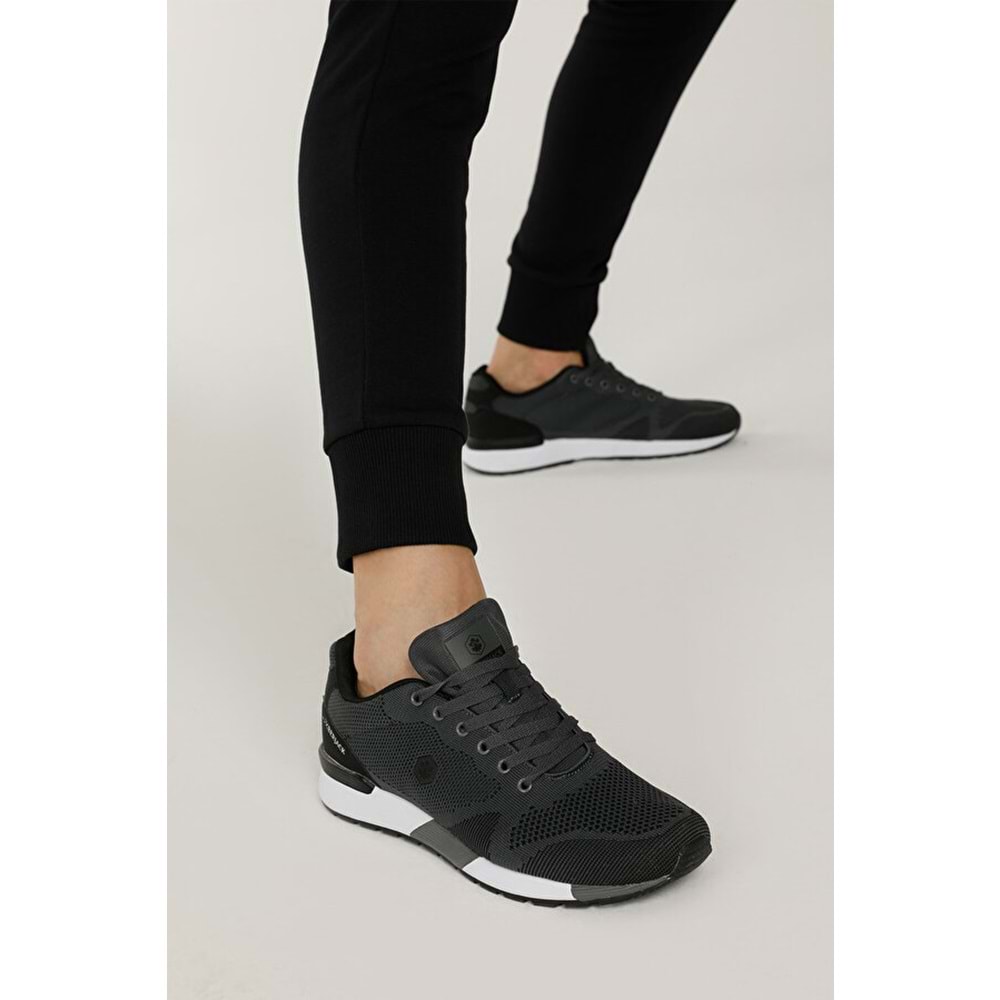 Lumberjack 0725 Erkek Anatomik Günlük Ve Yürüyüş Spor Ayakkabı - BTMK00725-Gri-40