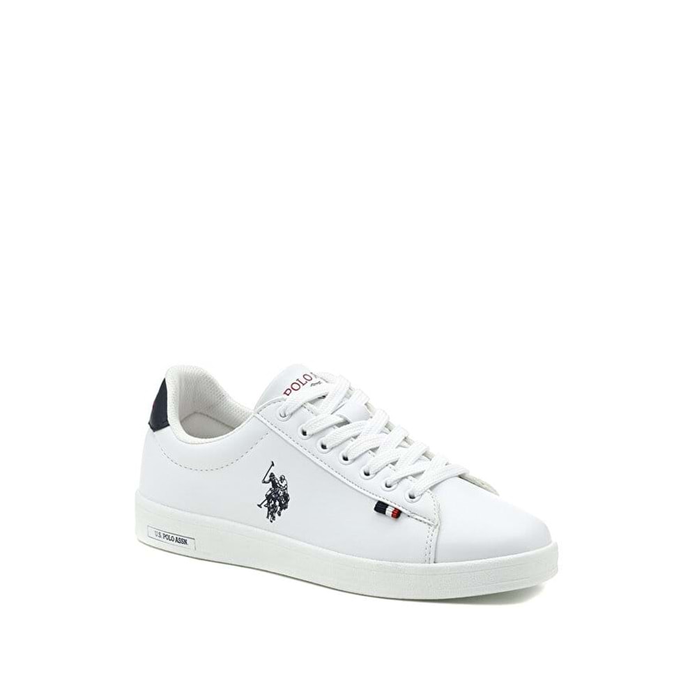 U.S. Polo Assn. 0726 Erkek Beyaz Sneaker Spor Ayakkabı - BTMK00726-Beyaz-45