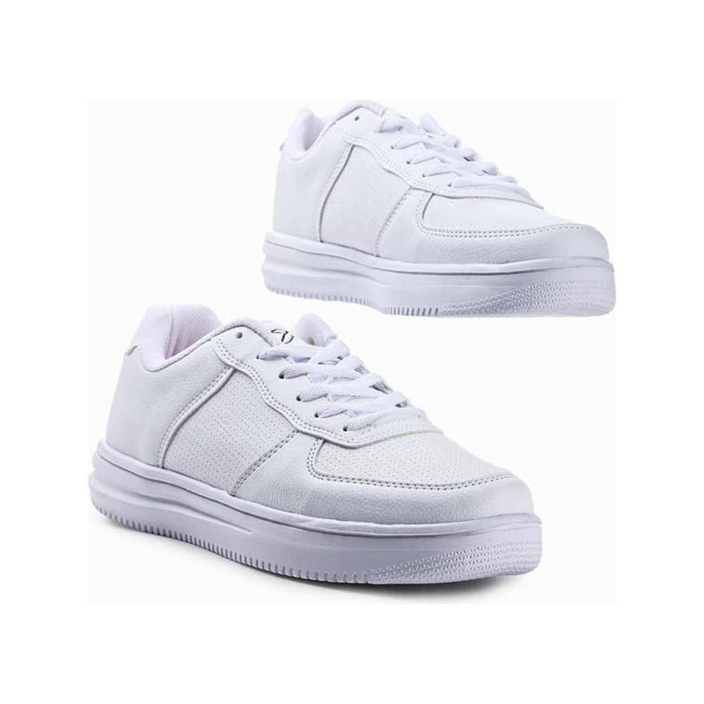 Kinetix 0796 Erkek Sneaker Spor Ayakkabı - Beyaz - 45