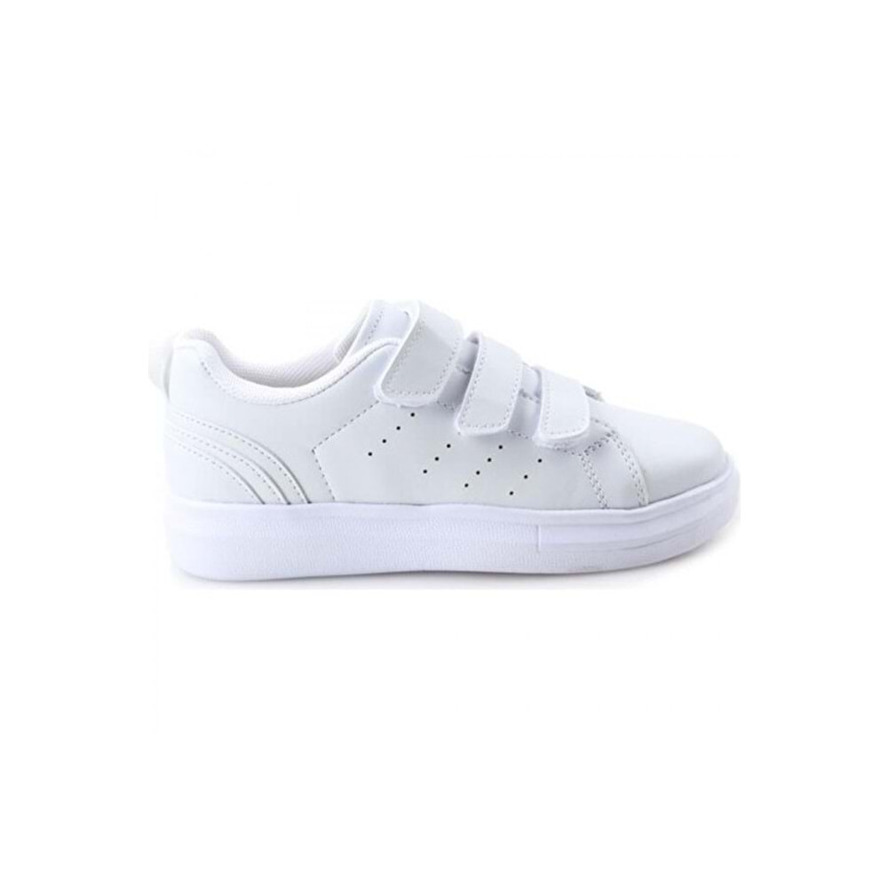 Cool 0828 Kız Çocuk Sneakers Spor Ayakkabı - Beyaz Beyaz - 32