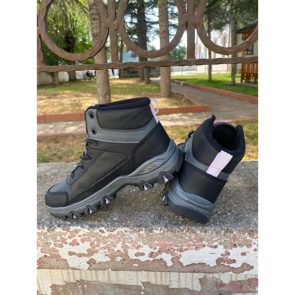 Cool 0924 Ünisex Suya Ve Soğuğa Dayanaklı Trekking Bot - Siyah Lila - 38