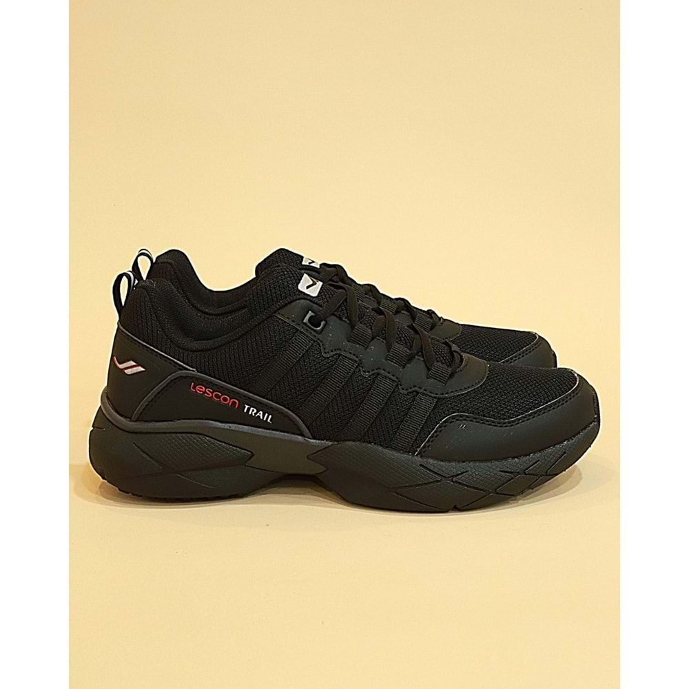 Lescon 1045 Easystep Anatomik Tabanlı Ultra Hafif Yürüyüş & Koşu Ayakkabıs - Siyah - 41