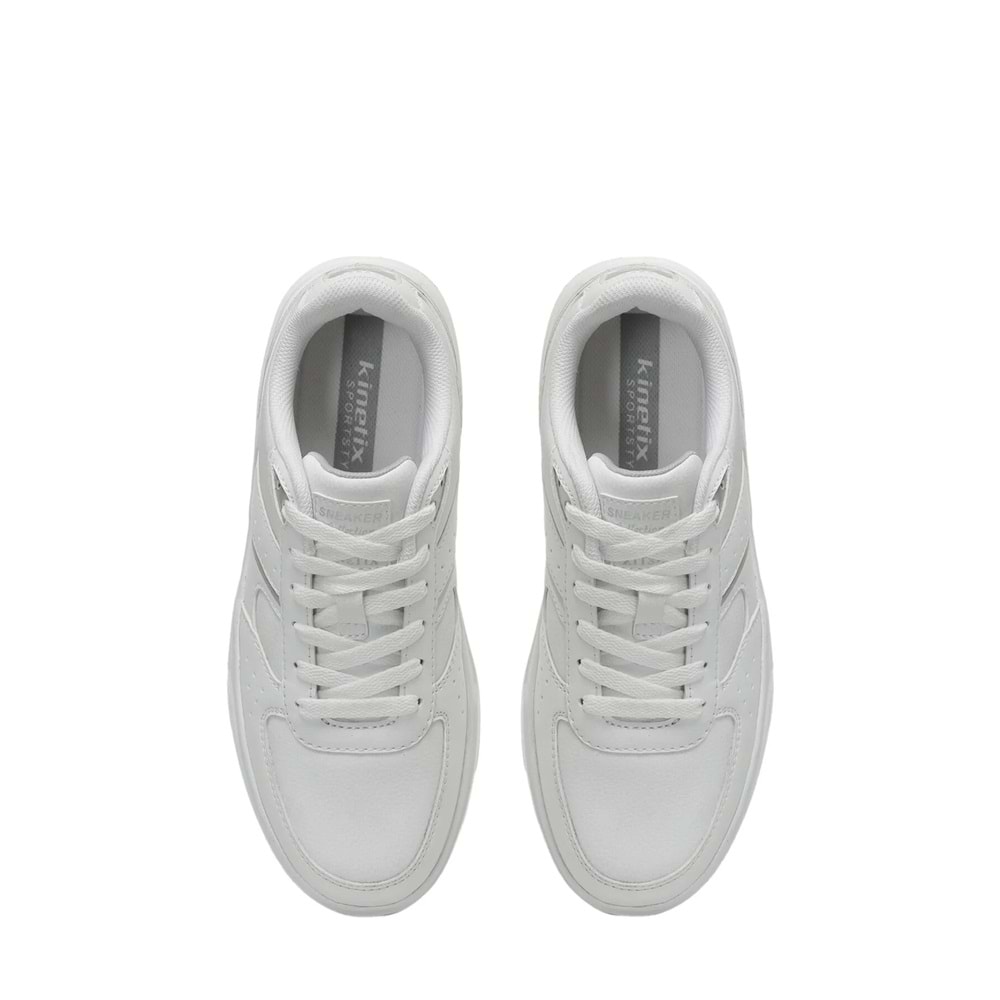 Kinetix 1108 Ortapedik Tabanlı Bayan Sneakers Ayakkabı - Beyaz Beyaz - 39