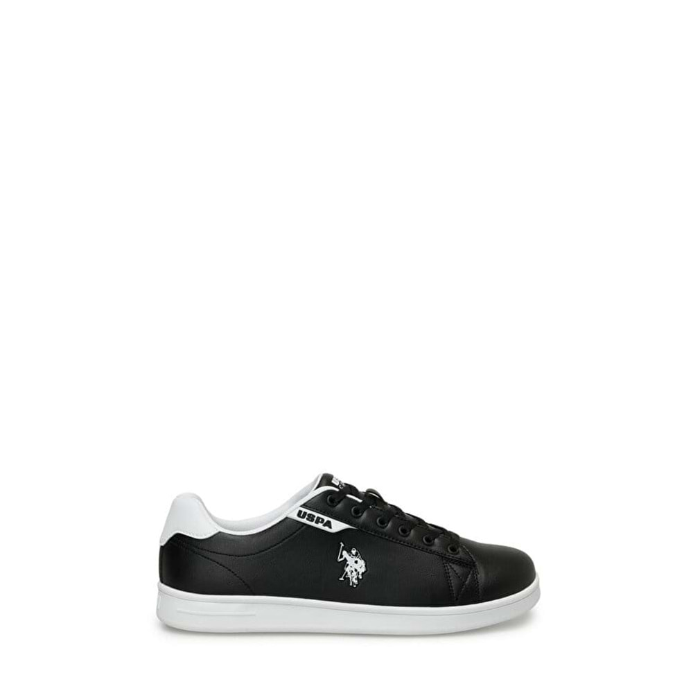 Us Polo Assn 1130 Costa Unısex Ortpedik Tabanlı Sneaker Ayakkabı - Siyah Beyaz - 36 - BTMK01130-Siyah Beyaz-36