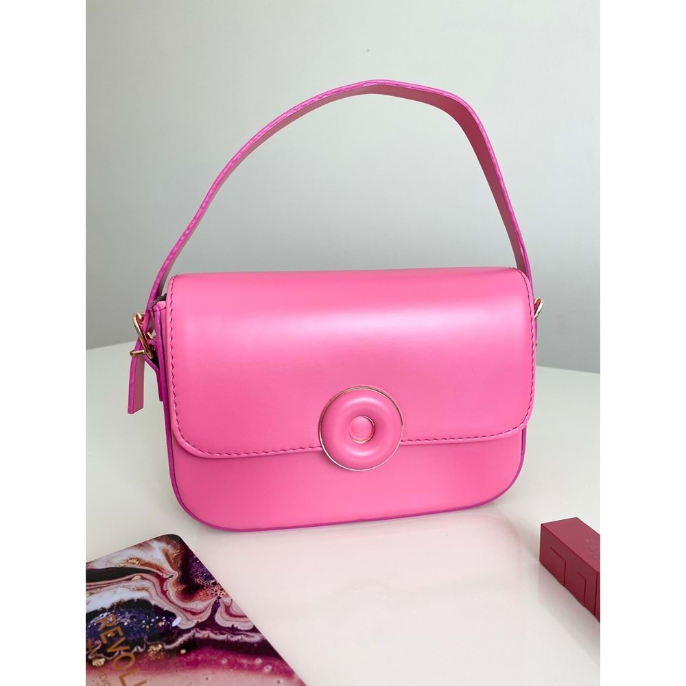 Love Of Bags 1161 Kol Ve Omuz Çantası - Pembe - TEK EBAT - BTMK01161-Pembe-TEK EBAT