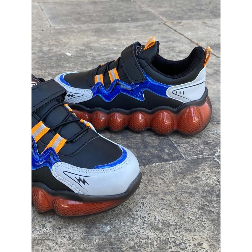 Cool 1177 Çocuk Mevsimlik Spor Ayakkabı - Siyah - 34 - BTMK01177-Siyah-34