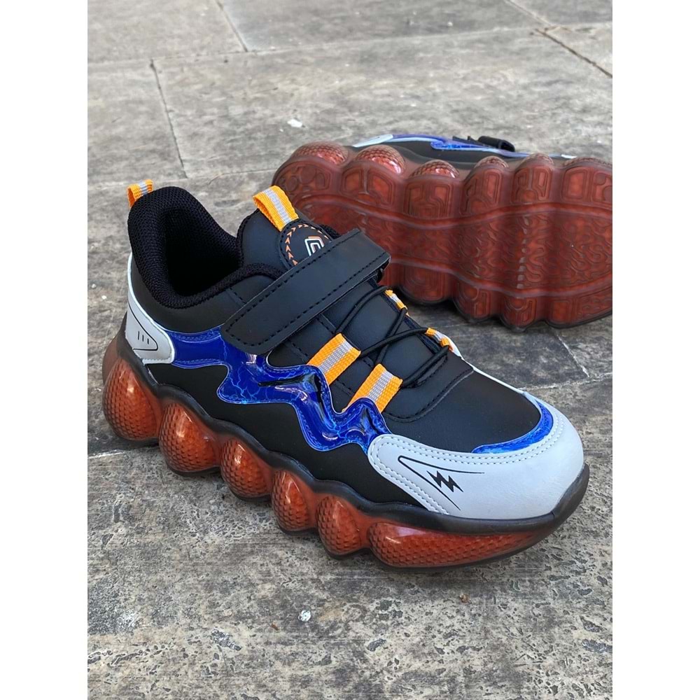 Cool 1177 Çocuk Mevsimlik Spor Ayakkabı - Siyah - 34 - BTMK01177-Siyah-34