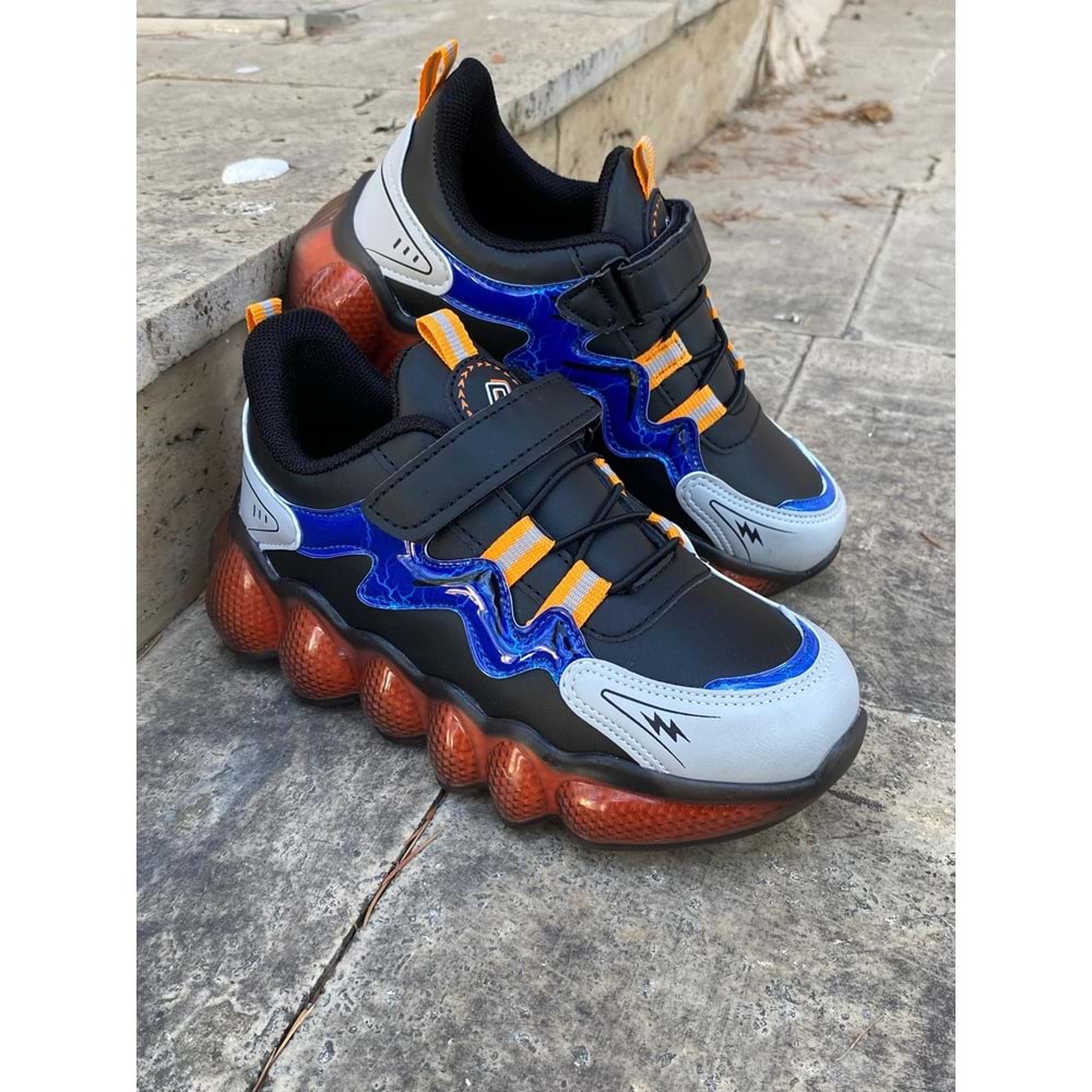 Cool 1177 Çocuk Mevsimlik Spor Ayakkabı - Siyah - 34 - BTMK01177-Siyah-34