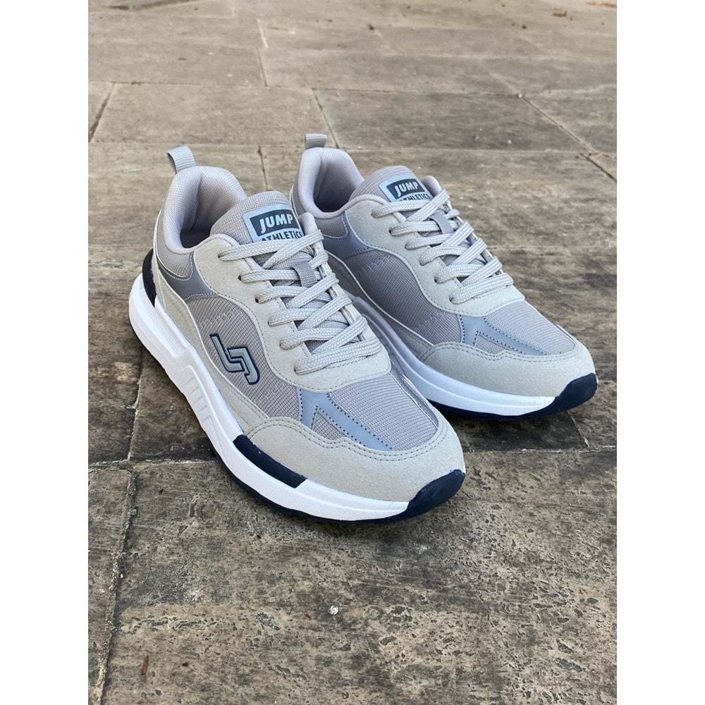 Jump 1178 Erkek Günlük Spor Ayakkabı - Gri - 42 - BTMK01178-Gri-42