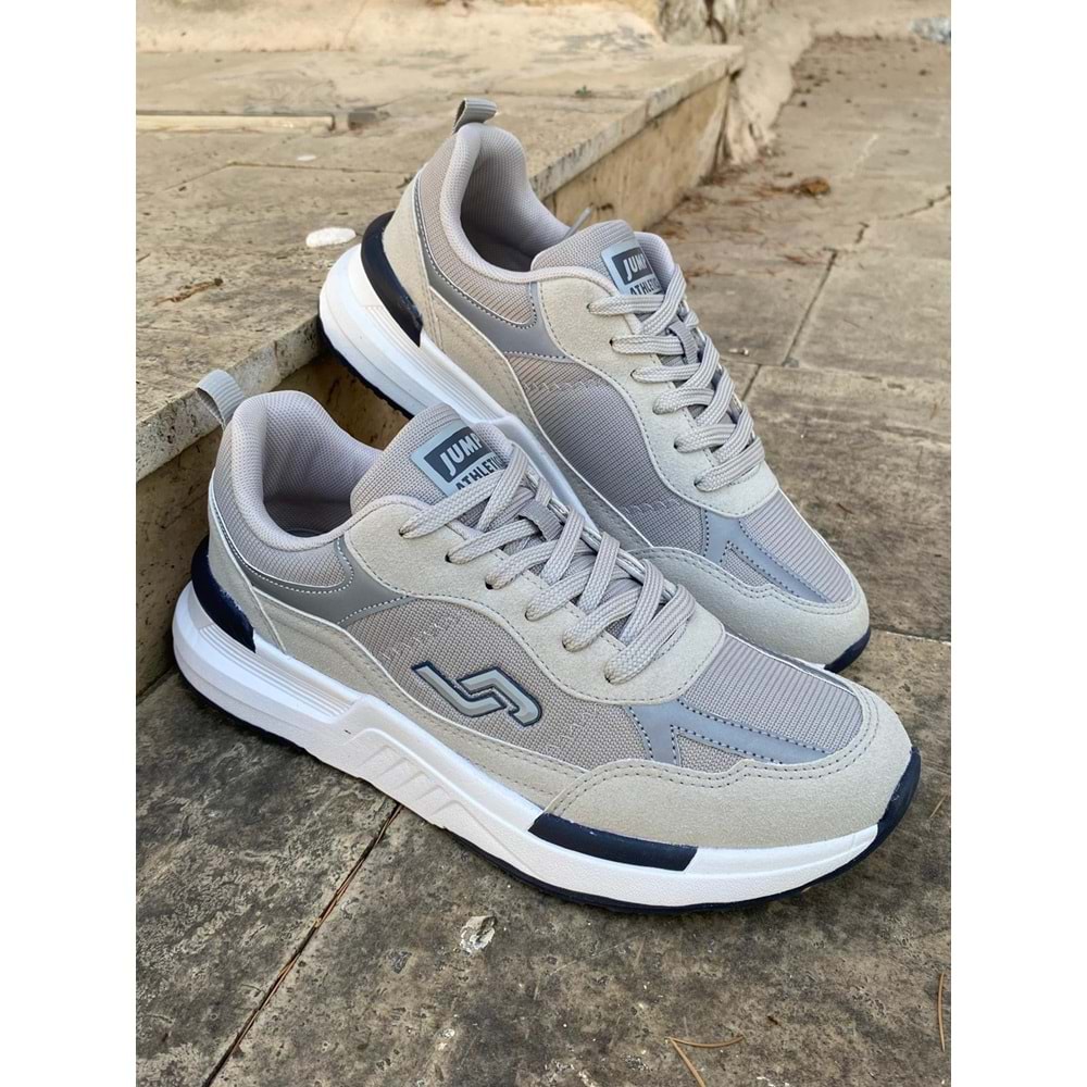 Jump 1178 Erkek Günlük Spor Ayakkabı - Gri - 42 - BTMK01178-Gri-42