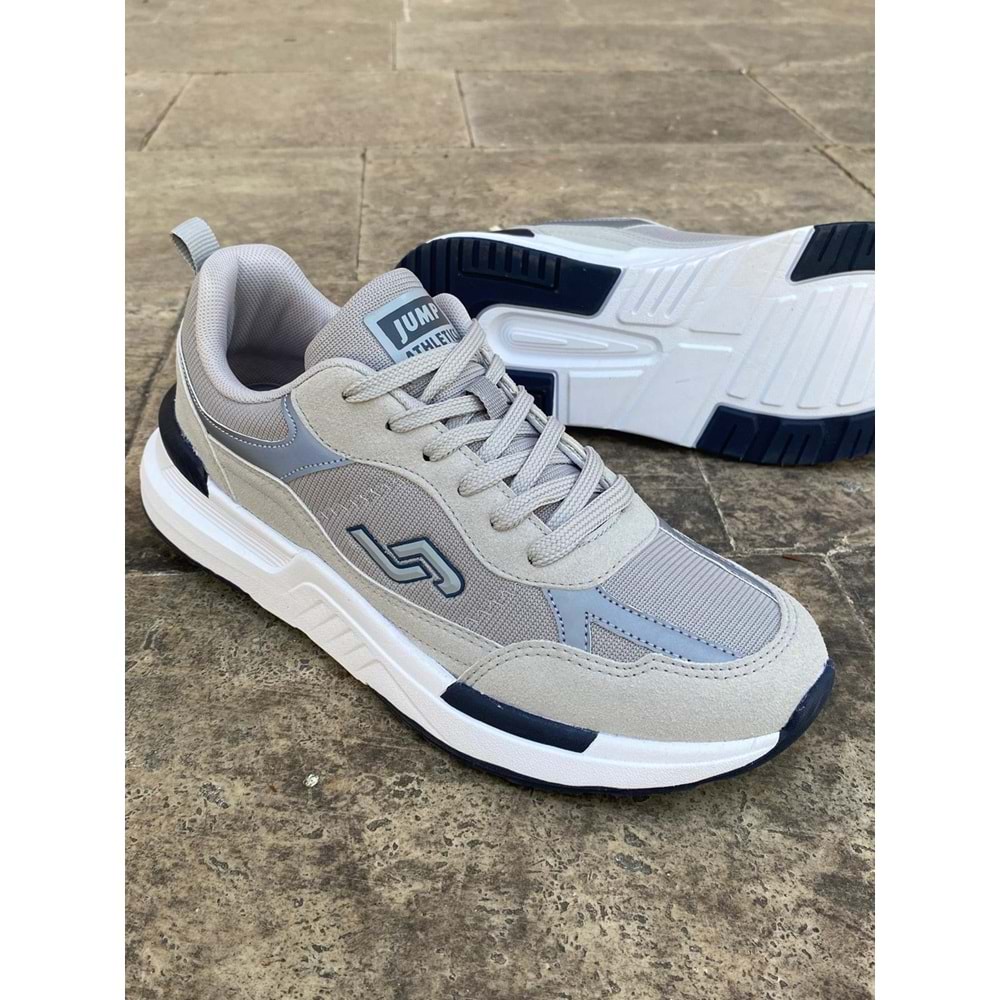 Jump 1178 Erkek Günlük Spor Ayakkabı - Gri - 42 - BTMK01178-Gri-42
