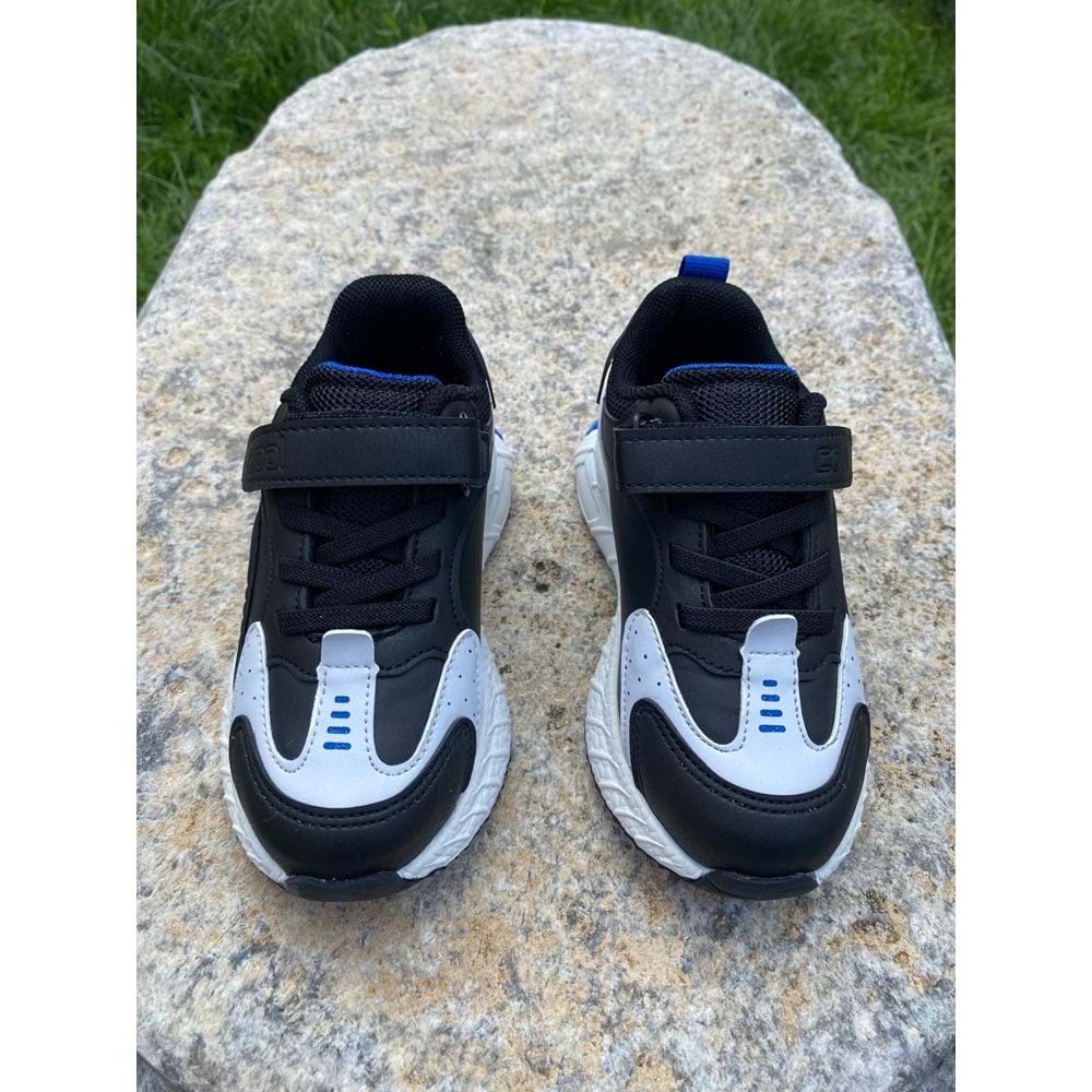 Cool 1197 Çoçuk Anatomik Spor Ayakkabısı - Siyah - 27 - BTMK01197-Siyah-27
