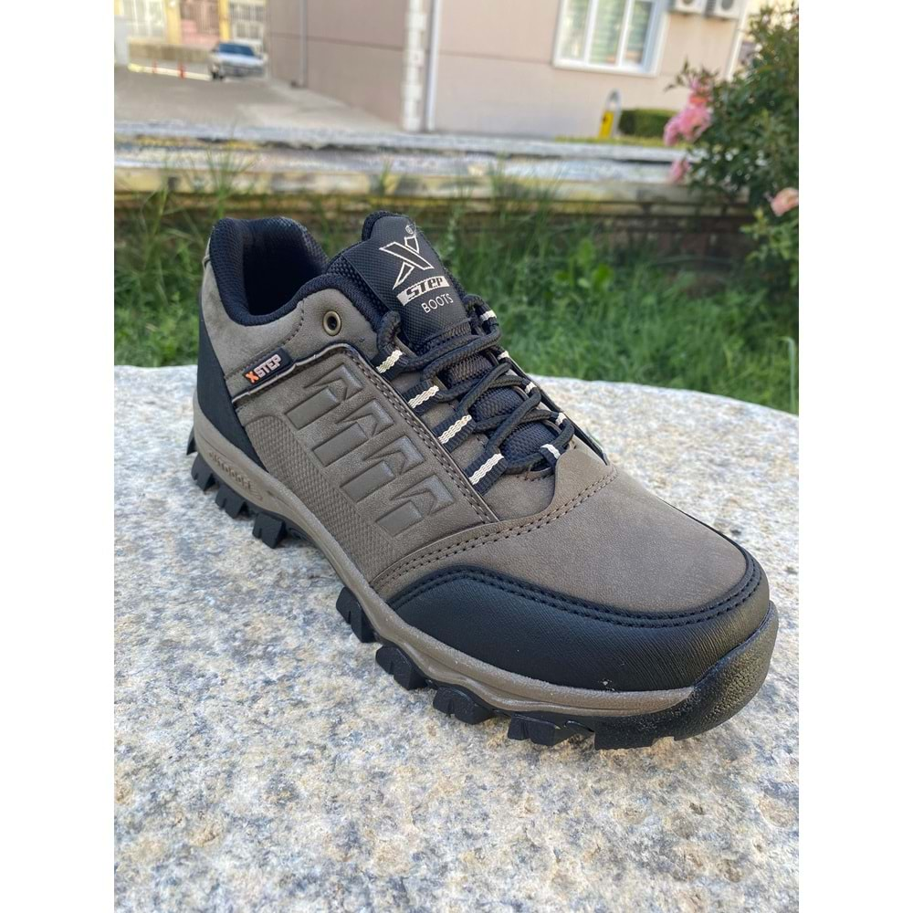 XStep Suya Soğuğa Dayanıklı Kışlık Trekking Kısa Bot - Kahverengi - 41 - BTMK01203-Kahverengi-41