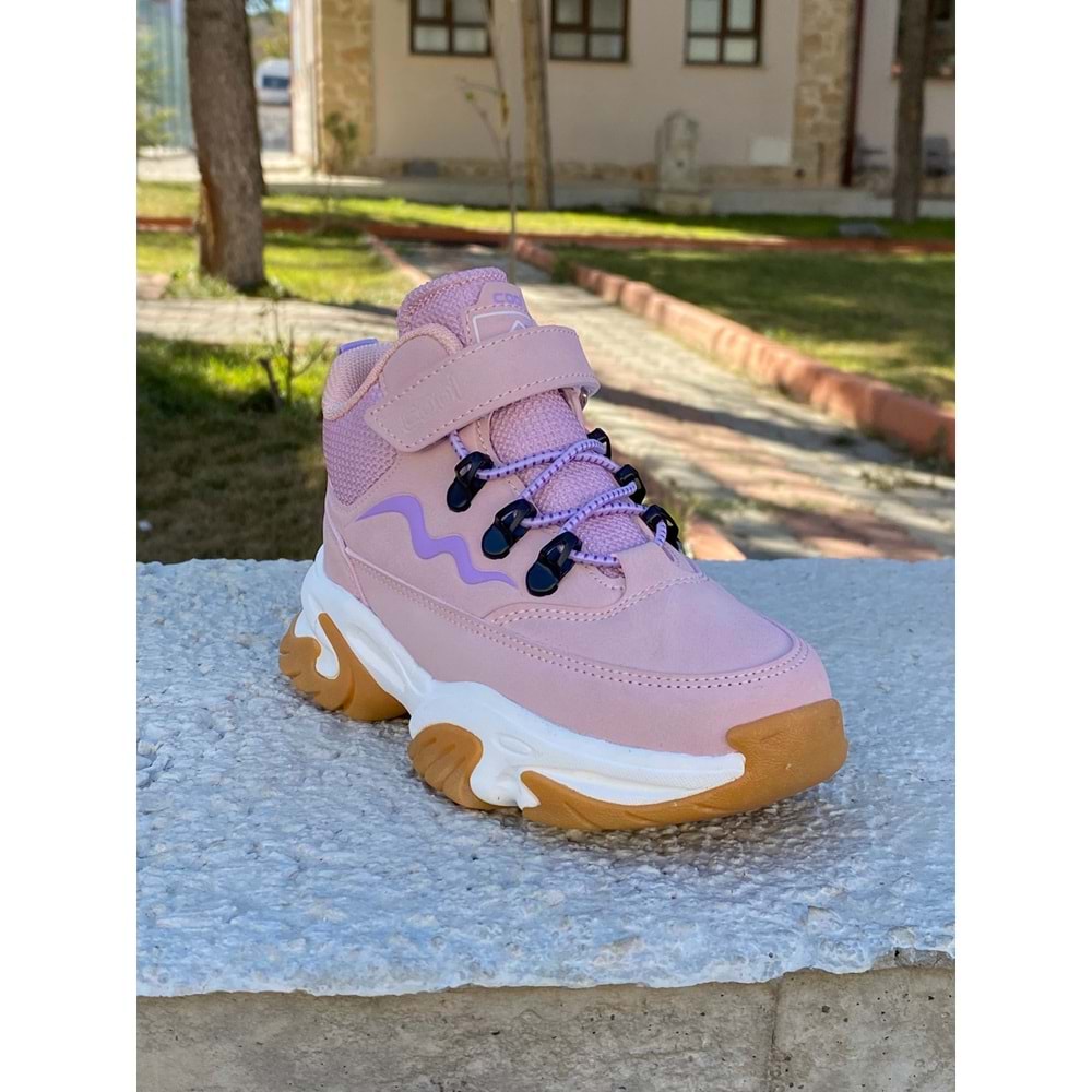 Cool Erkek Çoçuk Kısa Bot 1211 - Pudra - 27 - BTMK01211-Pudra-27