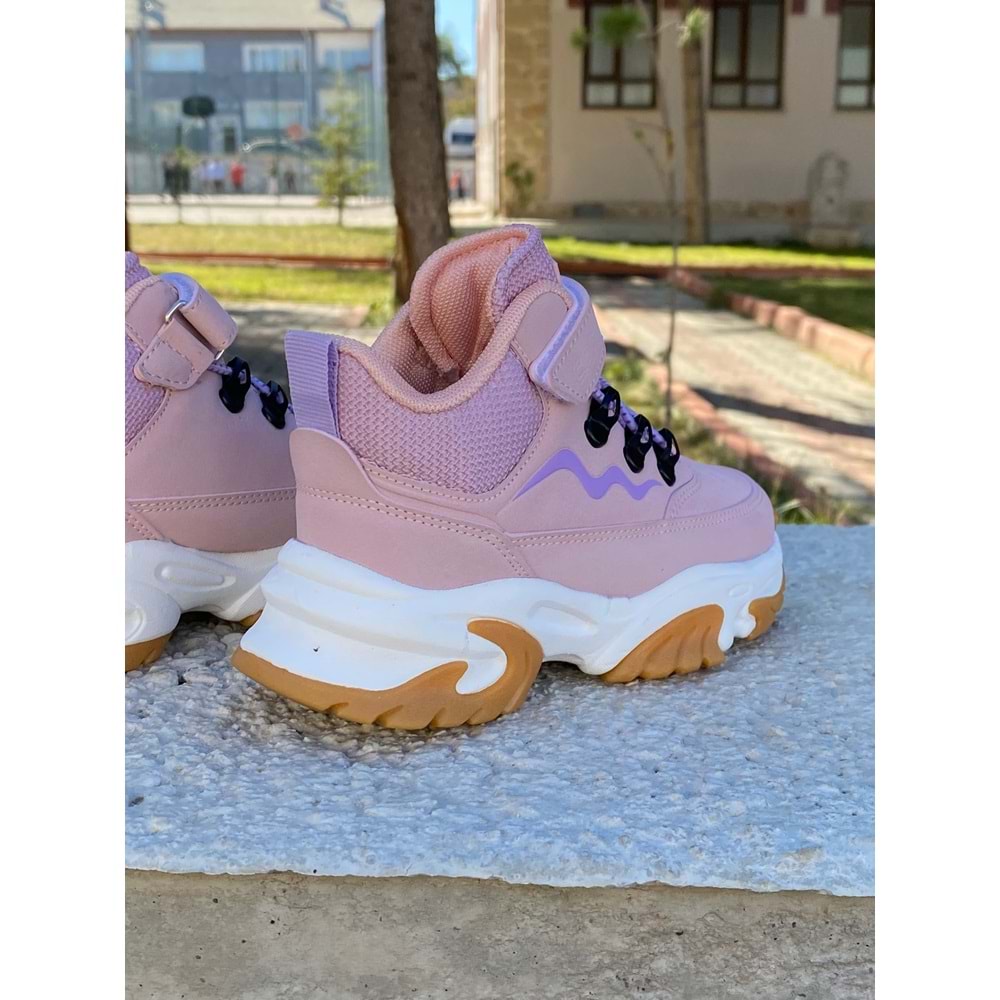 Cool Erkek Çoçuk Kısa Bot 1211 - Pudra - 27 - BTMK01211-Pudra-27