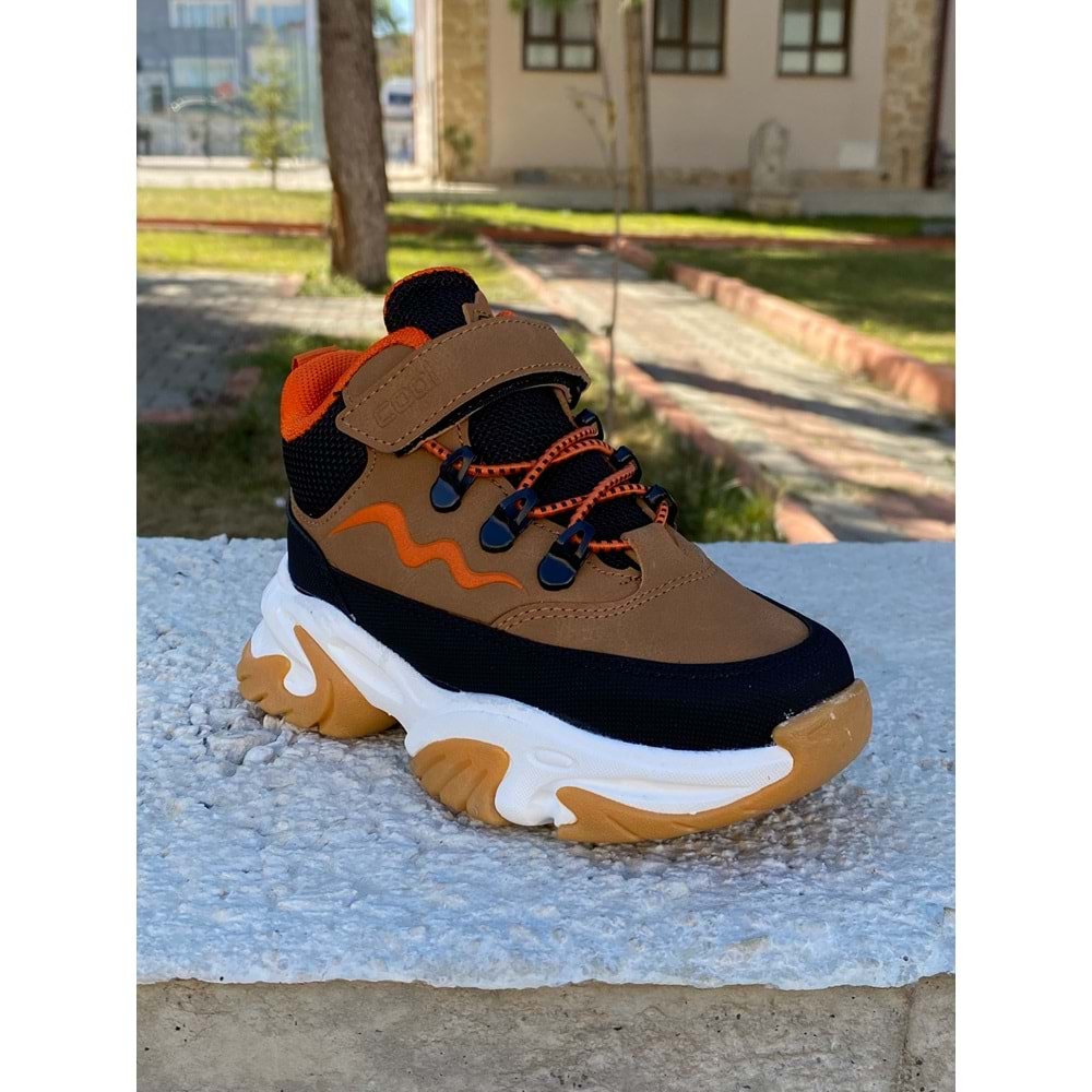 Cool Erkek Çoçuk Kısa Bot 1211 - Taba - 26 - BTMK01211-Taba-26