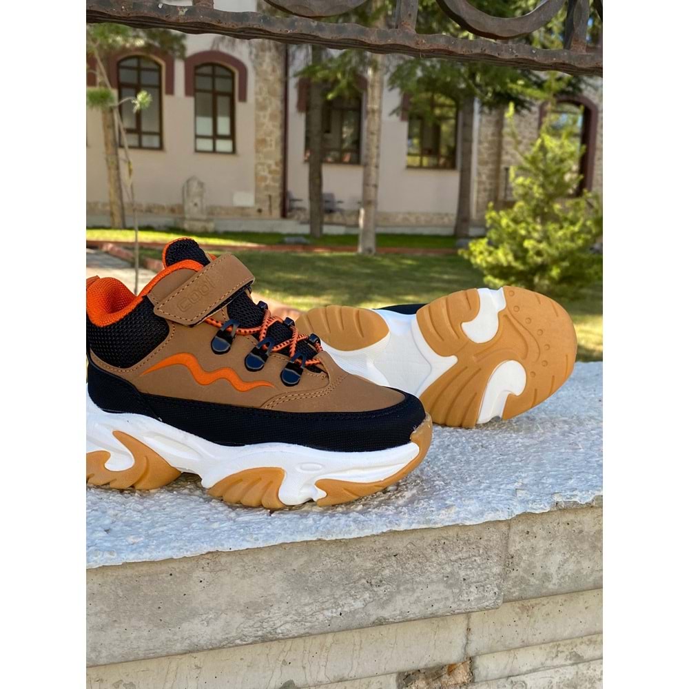 Cool Erkek Çoçuk Kısa Bot 1211 - Taba - 26 - BTMK01211-Taba-26