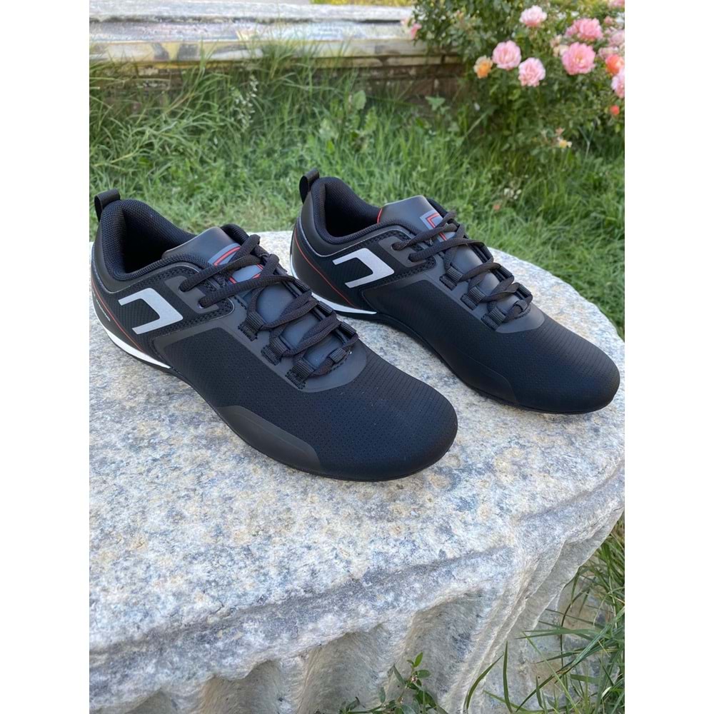 Lescon İnce Tabanlı Sneakers Ayakkabı 1213 - Siyah - 41 - BTMK01213-Siyah-41