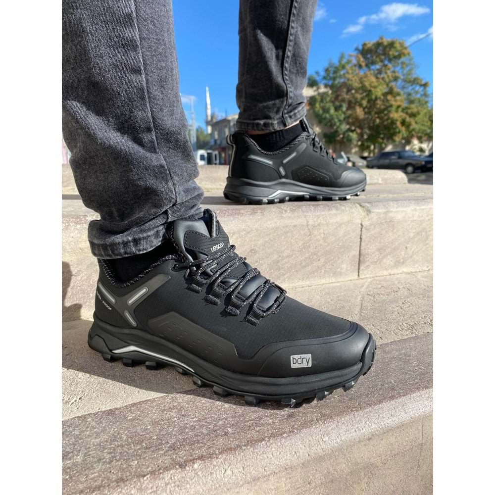 Lescon Su Geçirmez Outdoor Spor Ayakkabı 1216 - Siyah - 42 - BTMK01216-Siyah-42