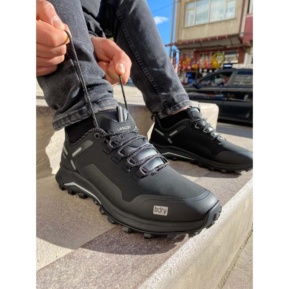 Lescon Su Geçirmez Outdoor Spor Ayakkabı 1216 - Siyah - 42 - BTMK01216-Siyah-42