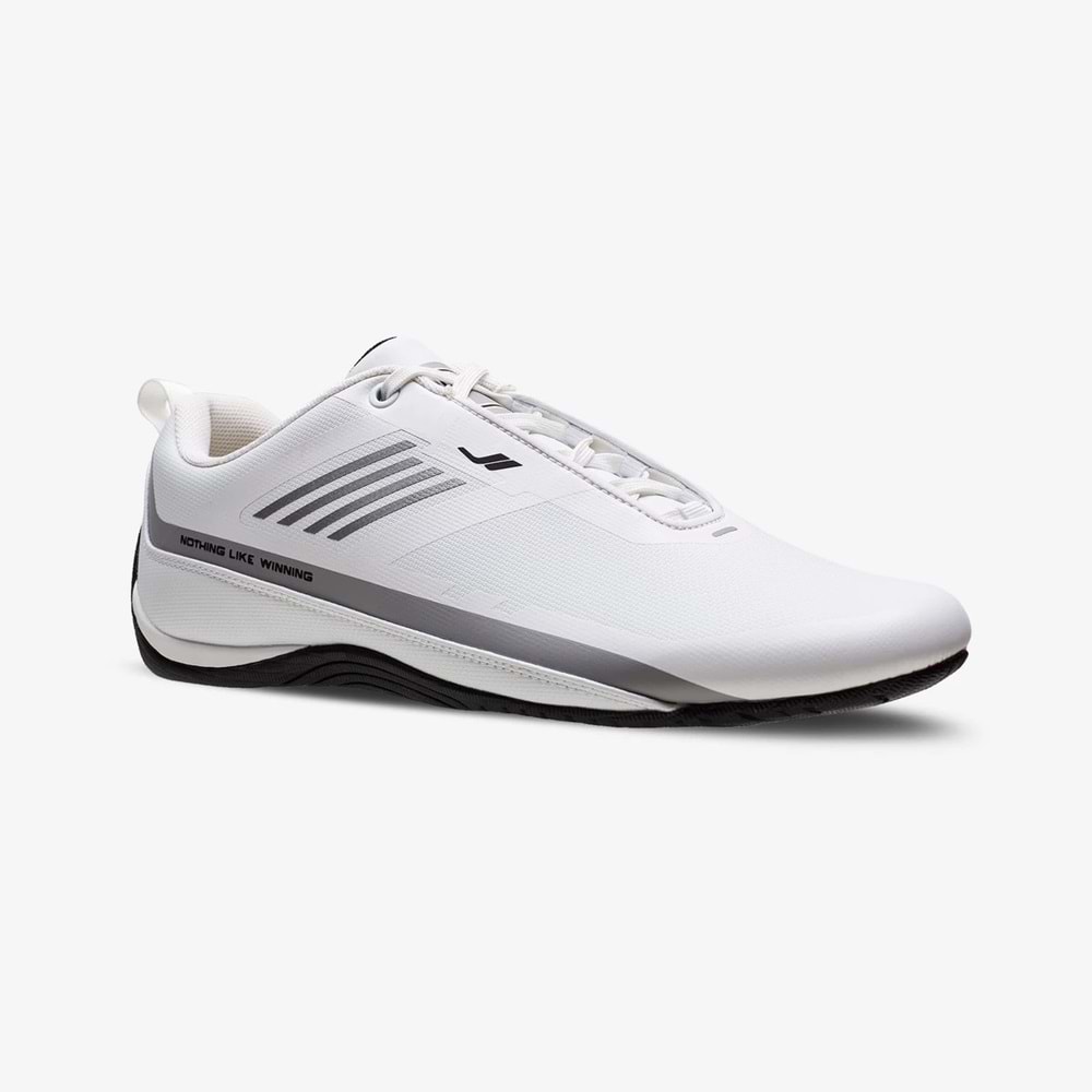 Lescon Erkek İnce Tabanlı Sneaker Spor Ayakkabı 1244 - Beyaz - 43 - BTMK01244-Beyaz-43