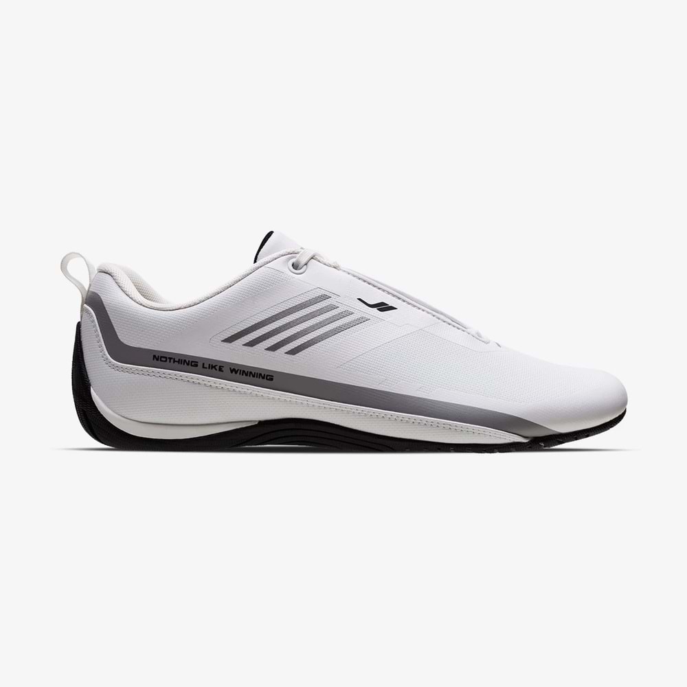 Lescon Erkek İnce Tabanlı Sneaker Spor Ayakkabı 1244 - Beyaz - 43 - BTMK01244-Beyaz-43
