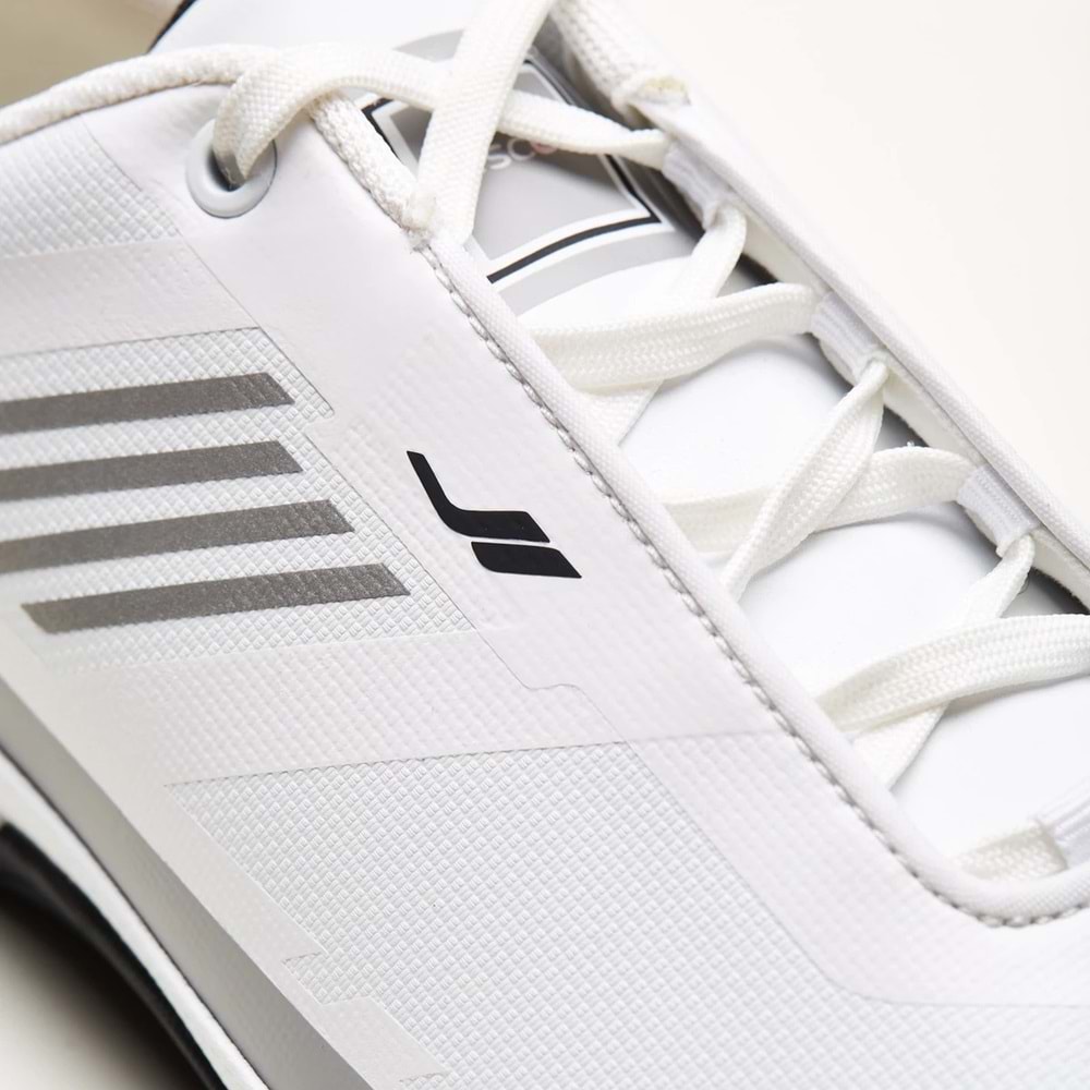 Lescon Erkek İnce Tabanlı Sneaker Spor Ayakkabı 1244 - Beyaz - 43 - BTMK01244-Beyaz-43