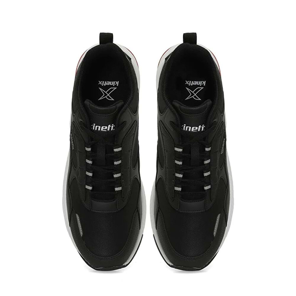 Mevsimlik Koşu Yürüyüş Ayakkkabsı 1252 - Siyah Beyaz Kırmızı - 44 - BTMK01252-Siyah Beyaz Kırmı-44