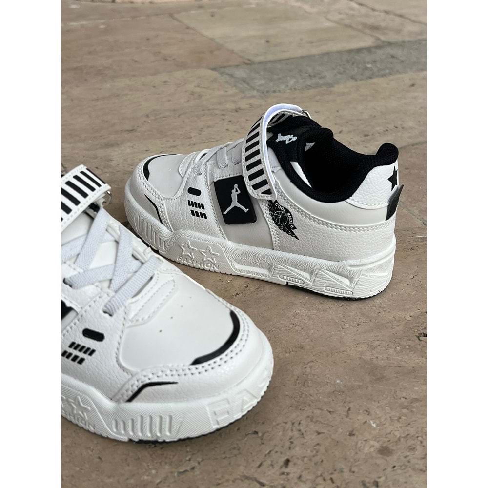 Çoçuk Spor Ayakkabı 1254 - Beyaz - 35 - BTMK01254-Beyaz-35