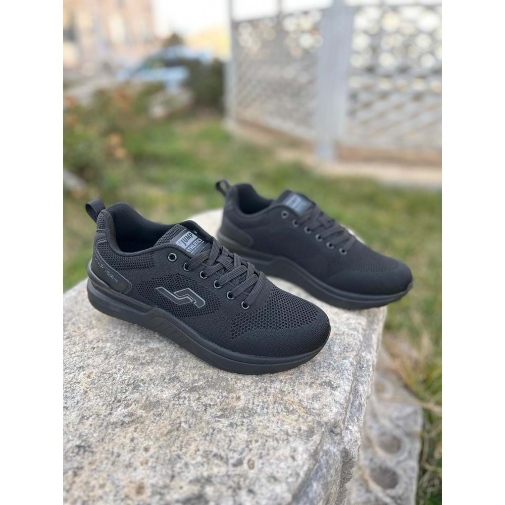 Yazlık Erkek Spor Ayakkabısı 1256 - Siyah - 41 - BTMK01256-Siyah-41
