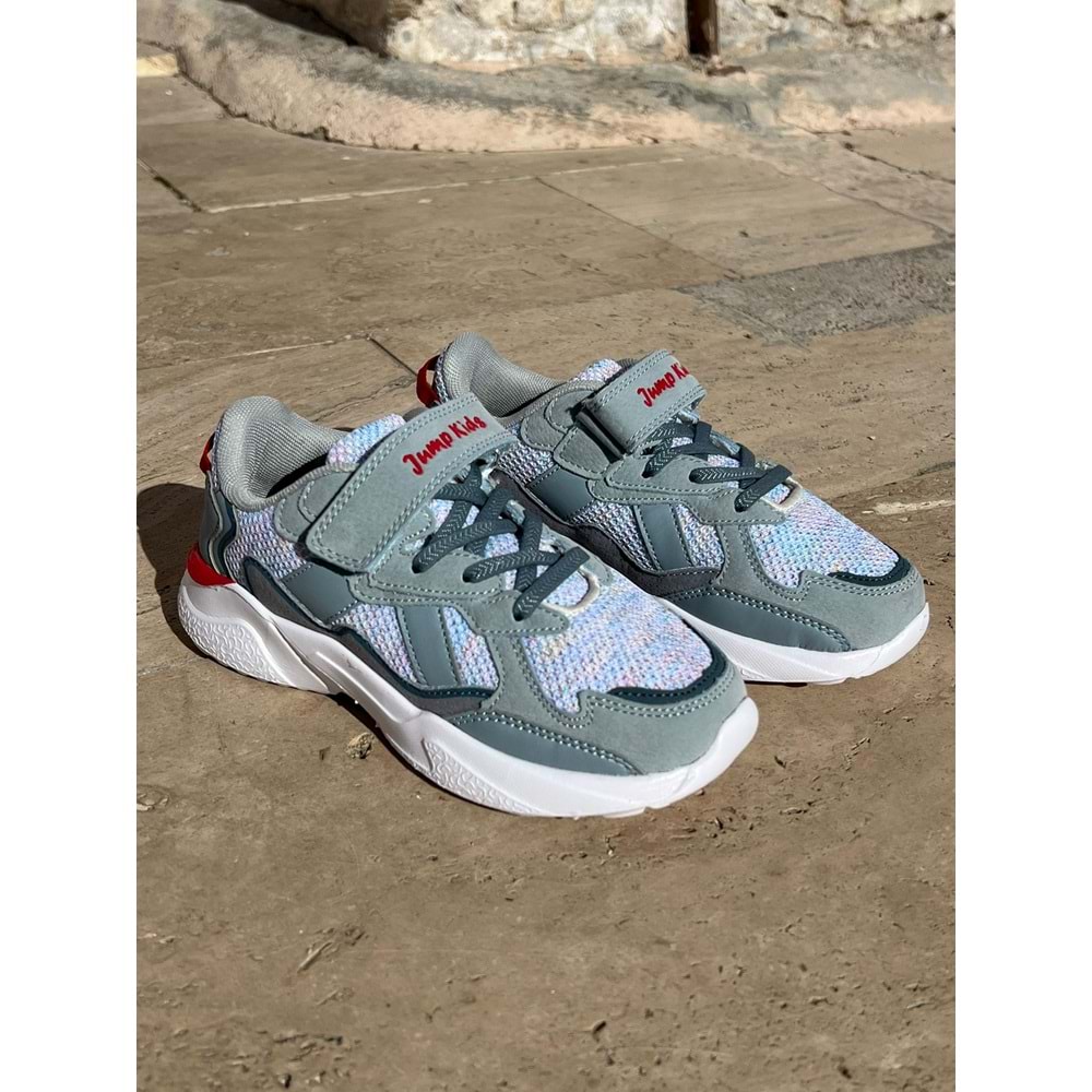 Çocuk Yazlık Spor Yürüyüş Ayakkabısı 1257 - Su Yeşili - 33 - BTMK01257-Su Yeşili-33