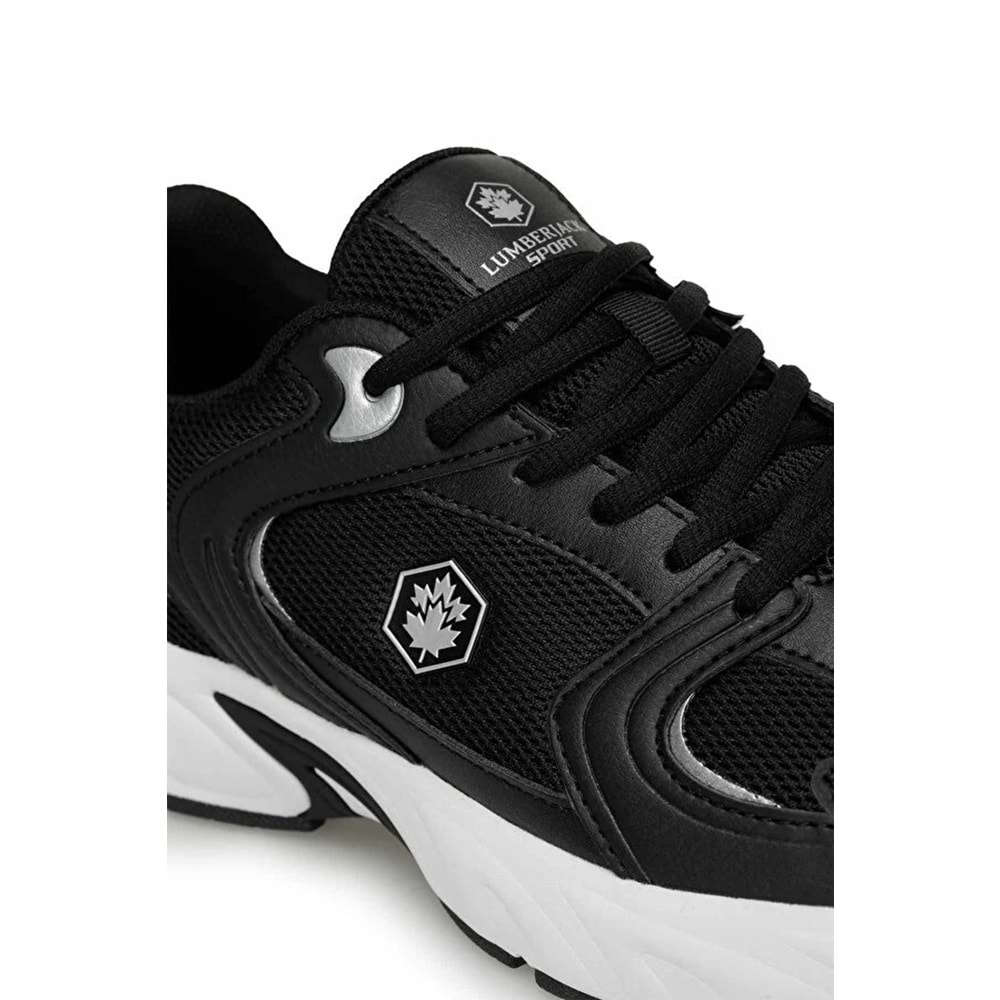 Erkek Koşu Yürüyüş Spor Ayakkaısı 1269 - Siyah Beyaz - 41 - BTMK01269-Siyah Beyaz-41