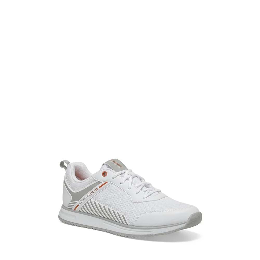 Erkek İnce Taban Sneaker Spor Ayakkabı 1272 - Beyaz - 45 - BTMK01272-Beyaz-45