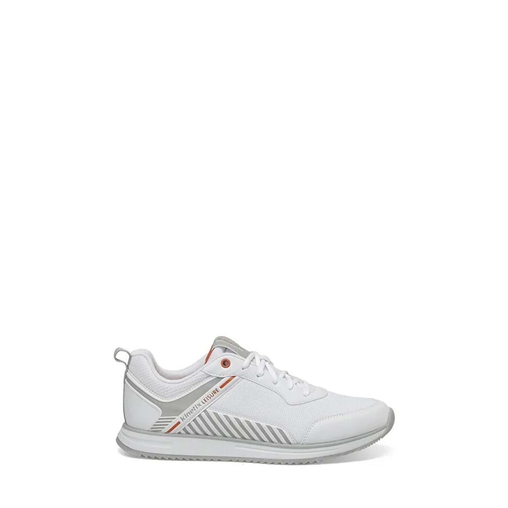 Erkek İnce Taban Sneaker Spor Ayakkabı 1272 - Beyaz - 45 - BTMK01272-Beyaz-45