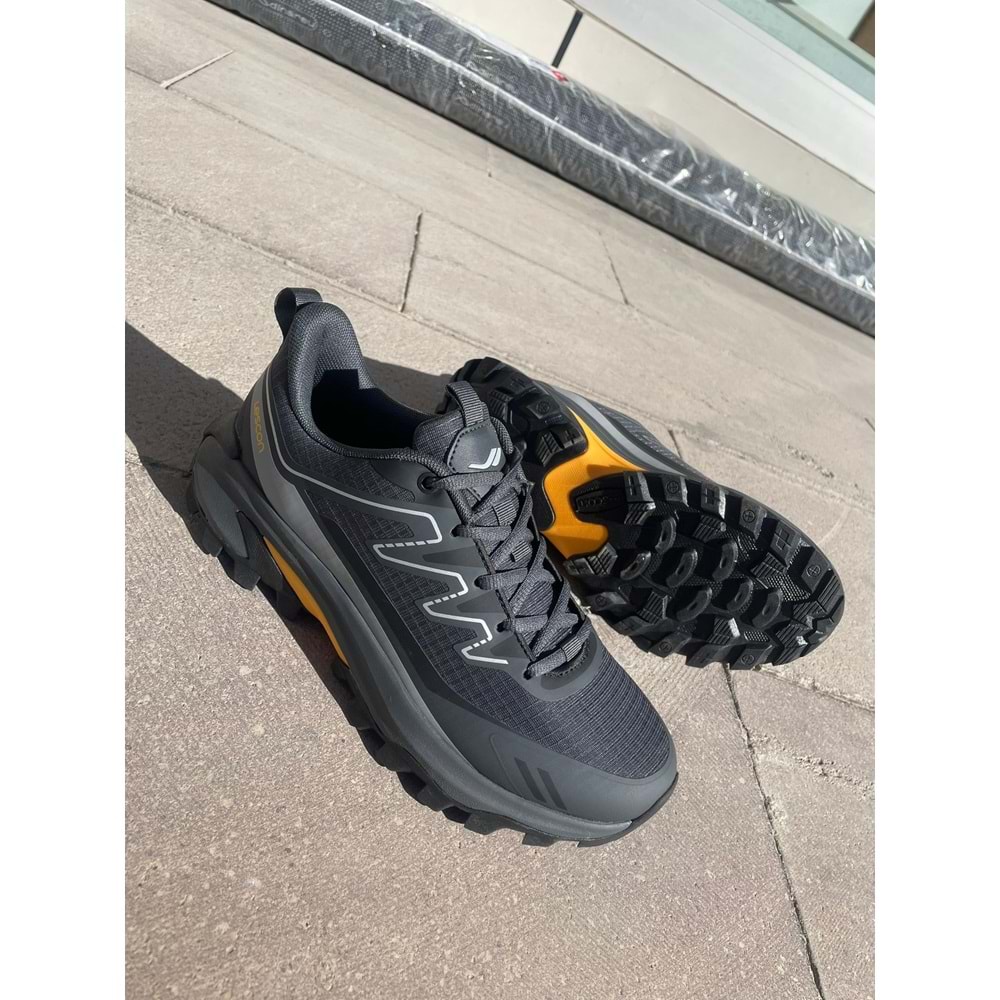 Erkek Trail Mevsmlik Spor Ayakkabı - Gri - 40 - BTMK01318-Gri-40