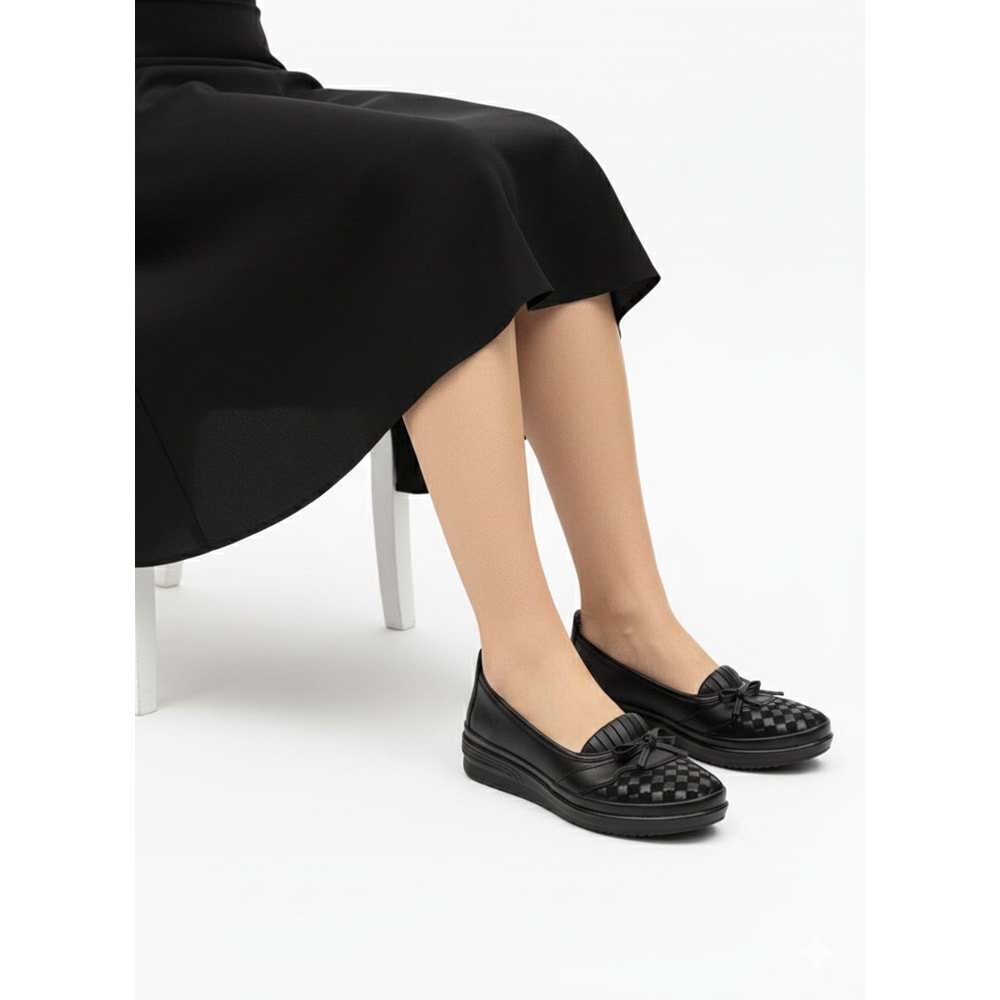 Günlük Comfort Anne Ayakkabısı 1326 - Siyah - 40 - BTMK01326-Siyah-40