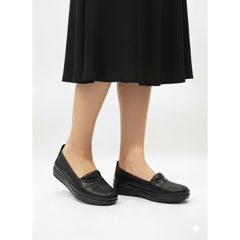 Günlük Comfort Anne Ayakkabısı 1326 - Siyah Siyah - 40 - BTMK01326-Siyah Siyah-40