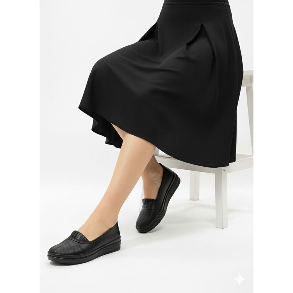 Günlük Comfort Anne Ayakkabısı 1326 - Siyah Siyah - 40 - BTMK01326-Siyah Siyah-40