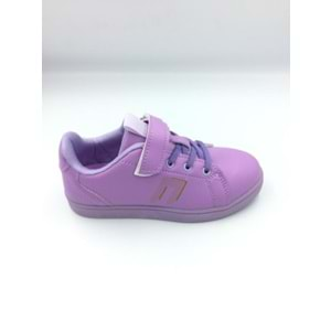 Cool Color 0421 Çocuk Sneaker Spor Ayakkabı - BTMK00421-Lila-35