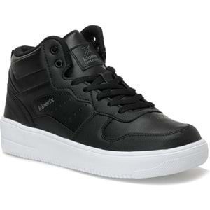 Kinetix 0714 Erkek Boğazlı Sneakers Spor Ayakkabı - BTMK00714-Siyah Beyaz-45