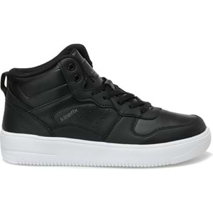 Kinetix 0714 Erkek Boğazlı Sneakers Spor Ayakkabı - BTMK00714-Siyah Beyaz-45