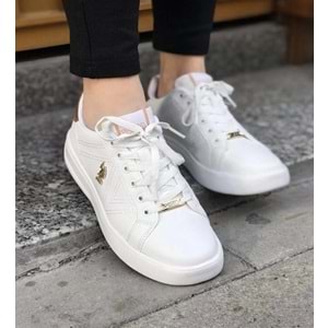 U.S.Polo Assn 0722 Beyaz Sneaker Spor Ayakkabı - BTMK00722-Beyaz-38