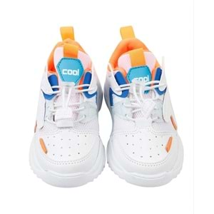 Cool 0826 Kız Çoçuk Sneakers Spor Ayakkabı - Beyaz - 29