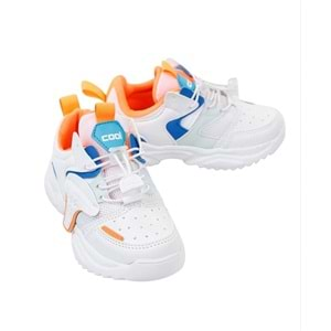 Cool 0826 Kız Çoçuk Sneakers Spor Ayakkabı - Beyaz - 29