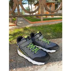 Cool 0921 Erkek Çoçuk Su Ve Soğuğa Dayanıklı Trekking Bot - Siyah Gri - 34
